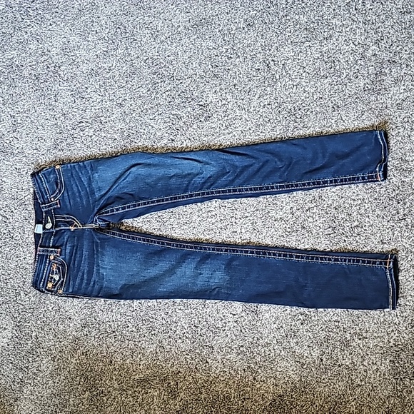 AWESOME TRUE RELIGION STELLA BIG T LOW RISE SKINNY JEANS - Picture 3 of 16